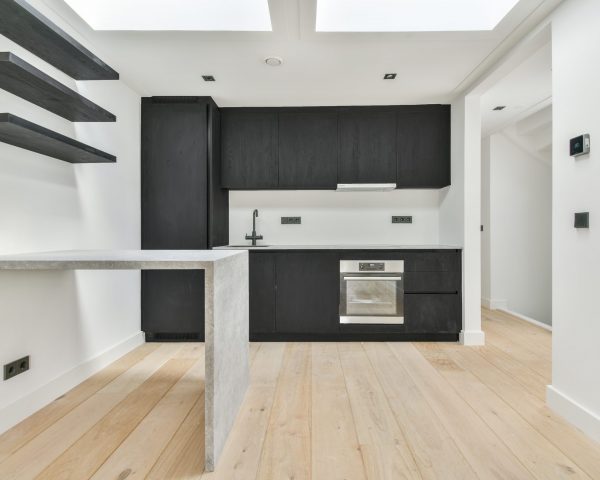 Cozy well designed modern kitchen interior design